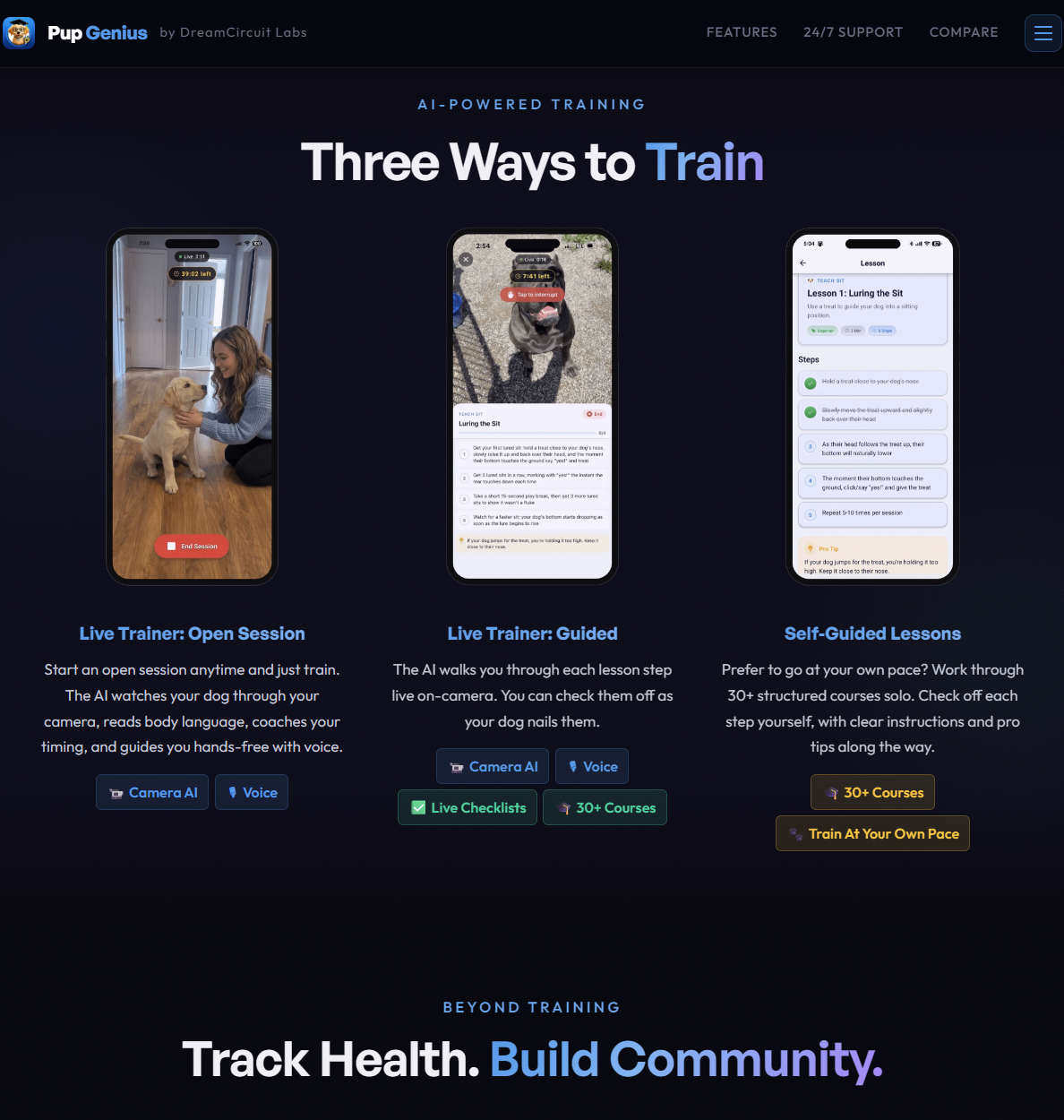 Pup Genius website